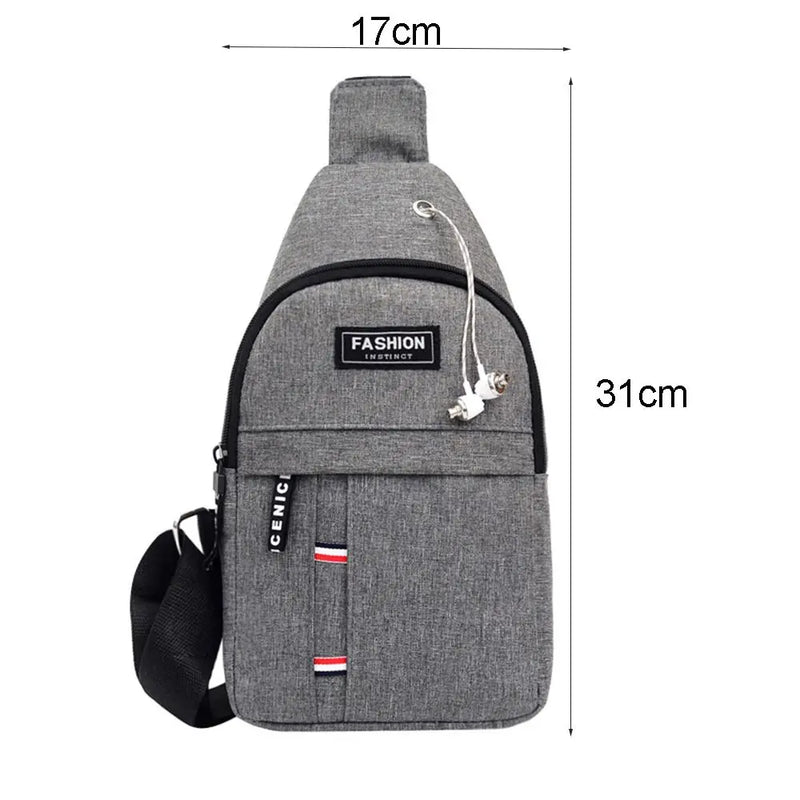 Mochila de Peito Masculina - Estilo e Funcionalidade para Suas Aventuras do Dia a Dia!