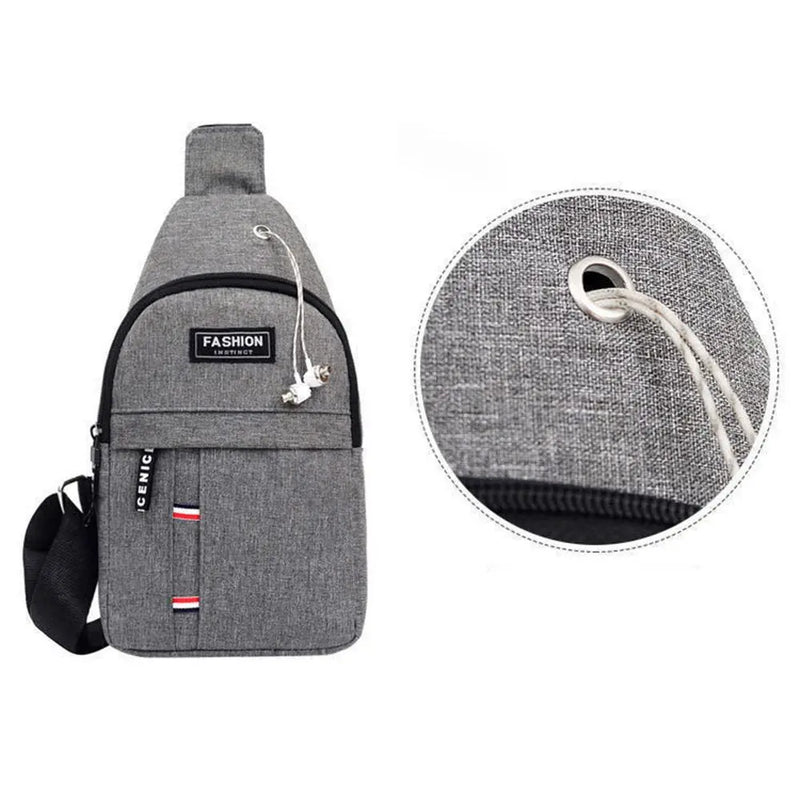 Mochila de Peito Masculina - Estilo e Funcionalidade para Suas Aventuras do Dia a Dia!