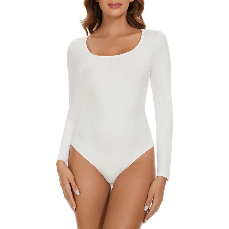 Body Feminino de Manga Longa - Elegância e Conforto para um Visual Sensual e Funcional!