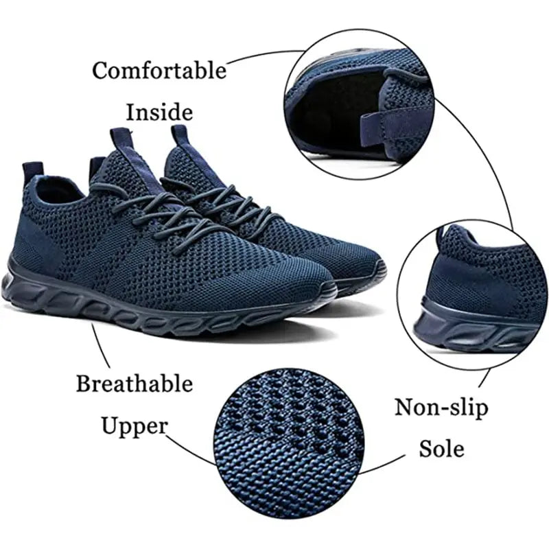 Sapatos Esportivos Casuais Masculinos - Conforto e Estilo para suas Aventuras Diárias!