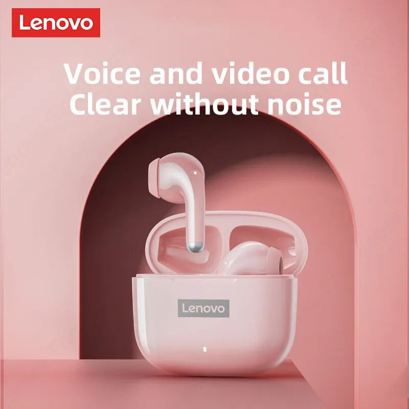 Liberte-se dos Fios e Entre no Ritmo com os Fones de Ouvido Lenovo LP40 Pro Bluetooth 5.0!