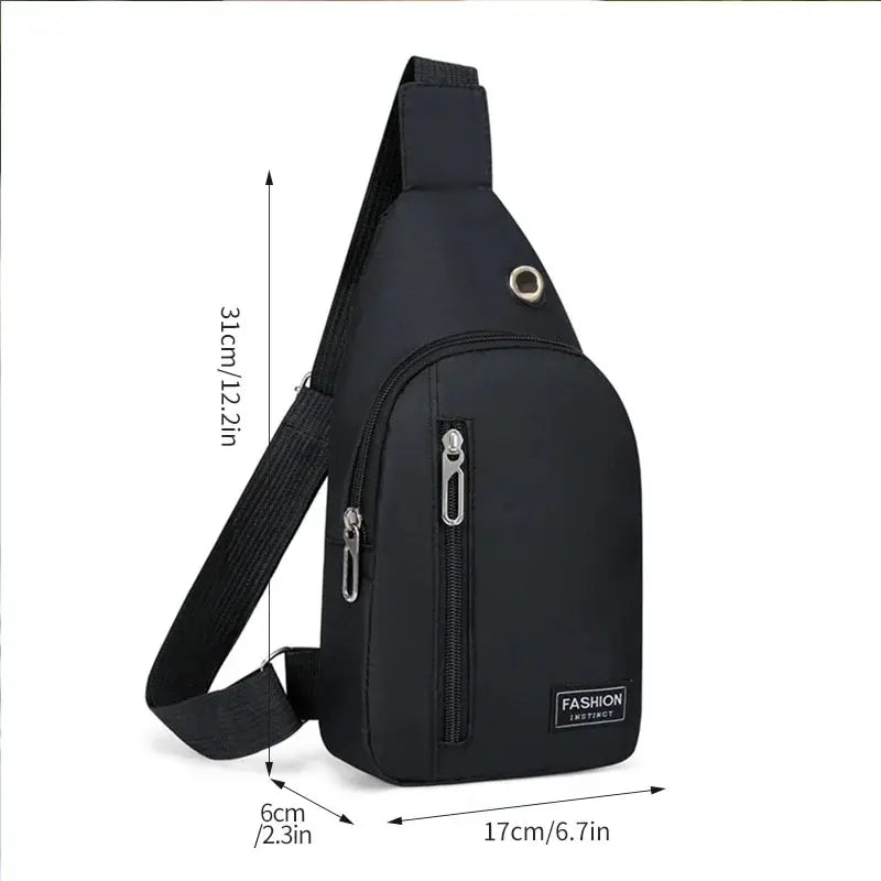 Mochila Peitoral Masculina - Estilo e Versatilidade para suas Aventuras ao Ar Livre!