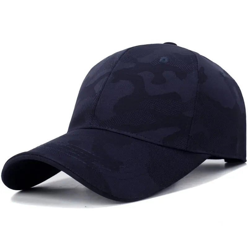 Boné de Beisebol Camuflado Simples - Estilo Casual e Proteção Contra o Sol para Todas as Estações!