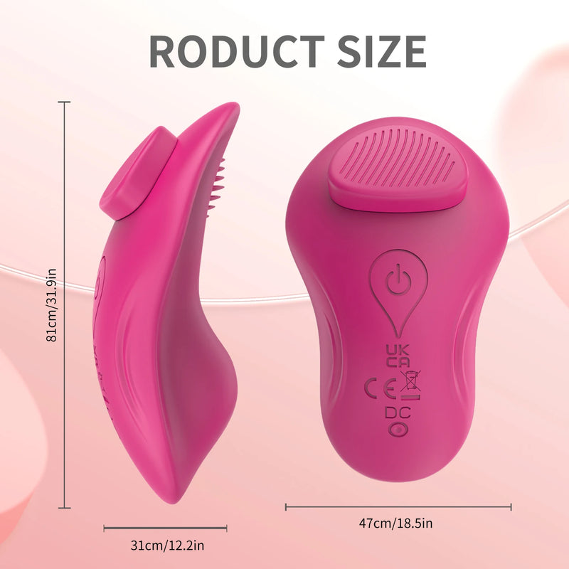 Vibrador Bluetooth Vestível com Controle por Aplicativo para Mulheres - Explore Novas Dimensões de Prazer e Intimidade!