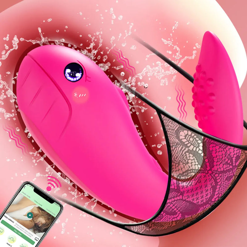 Vibrador Wireless Bluetooth Controlado por Aplicativo para Mulheres - Explore Novas Dimensões de Prazer e Intimidade!