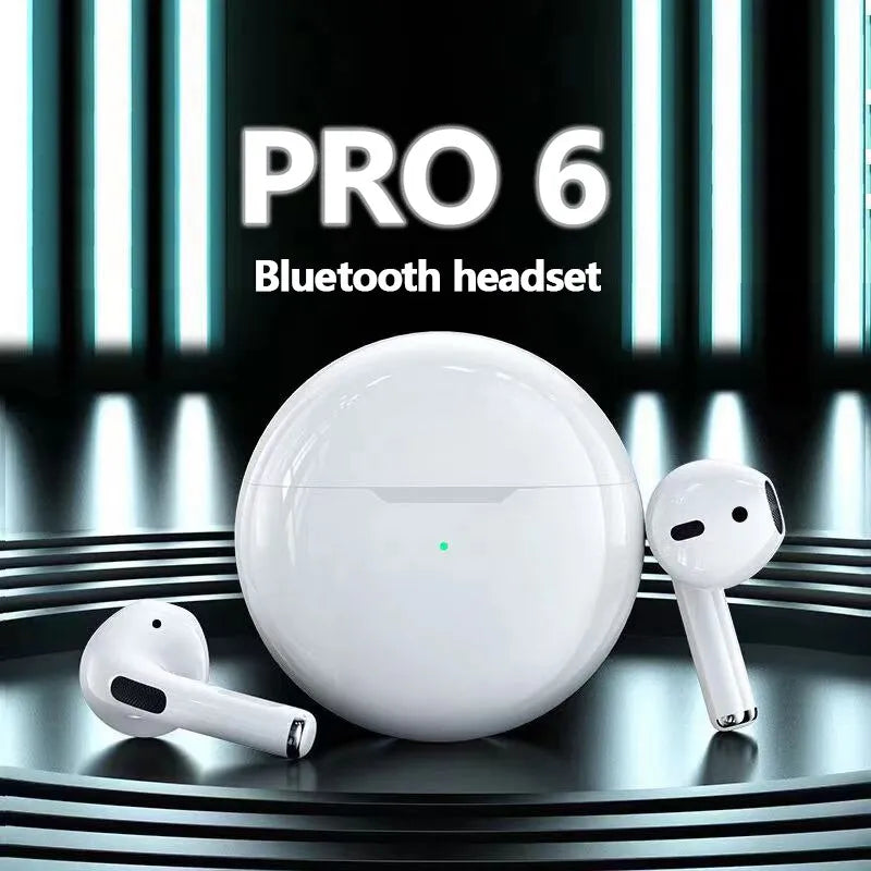 Desfrute da Liberdade Sem Fio com o PRO 6 Wireless Bluetooth Headset!