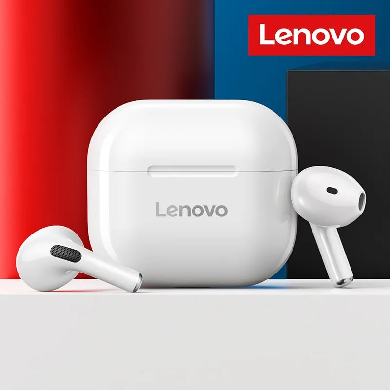 Desfrute de uma Experiência Sonora Imersiva com os Fones de Ouvido Lenovo LP40 TWS Bluetooth 5.0!