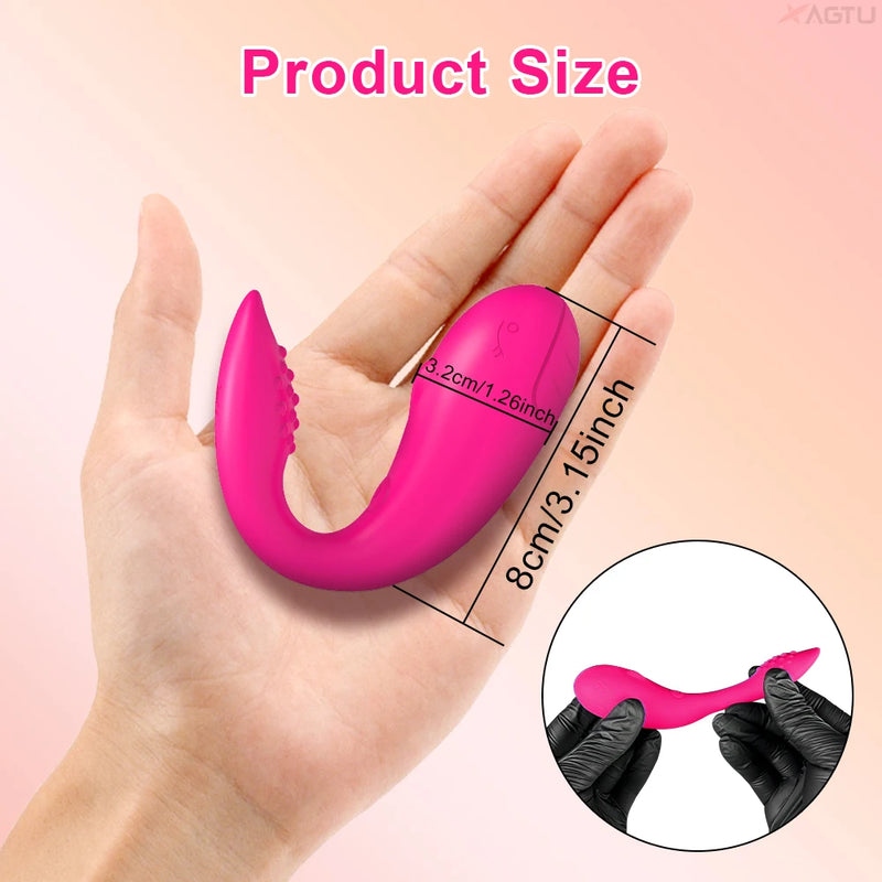 Vibrador Wireless Bluetooth Controlado por Aplicativo para Mulheres - Explore Novas Dimensões de Prazer e Intimidade!