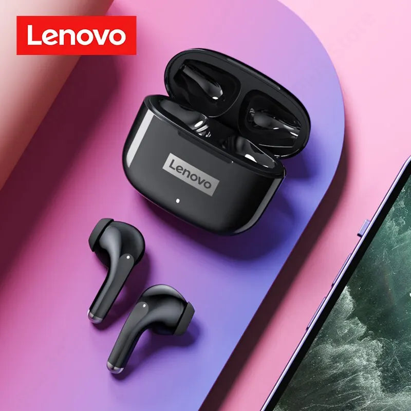 Liberte-se dos Fios e Entre no Ritmo com os Fones de Ouvido Lenovo LP40 Pro Bluetooth 5.0!